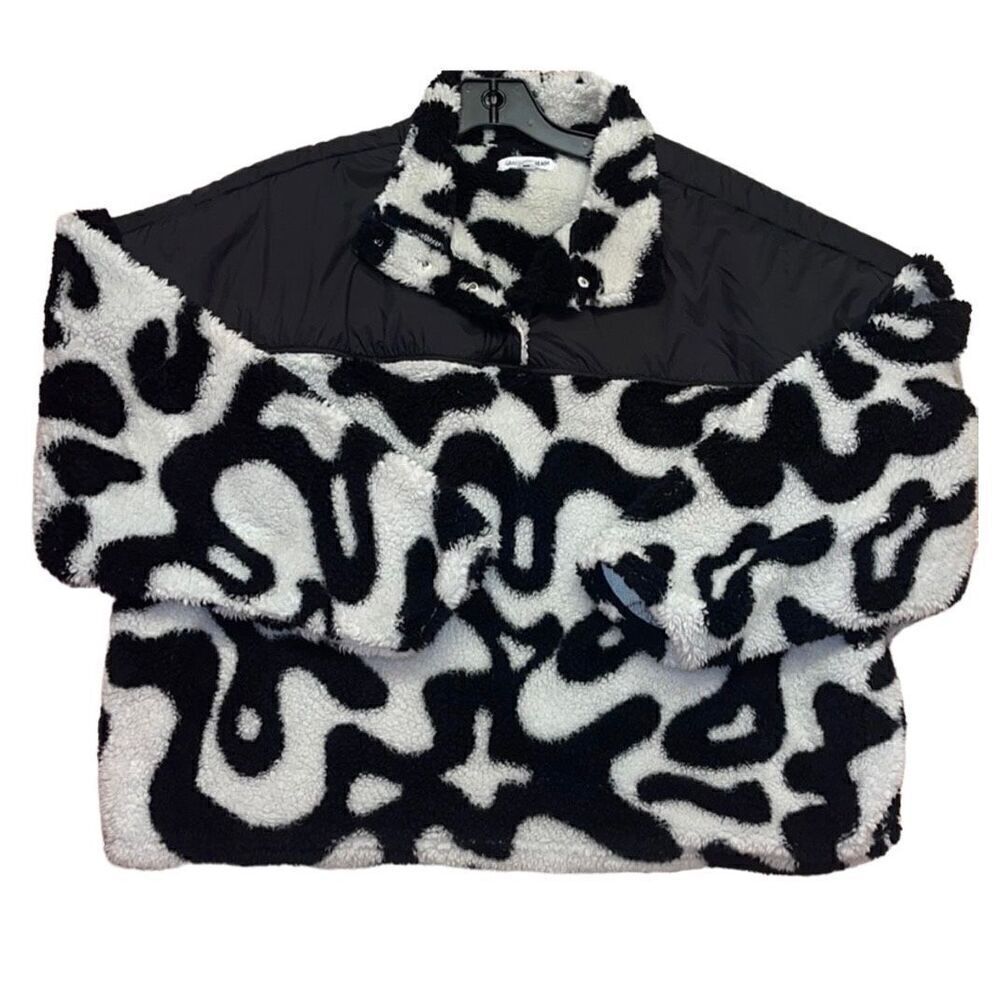 Psychedelic Swerve Fleece Pullover Sz Large